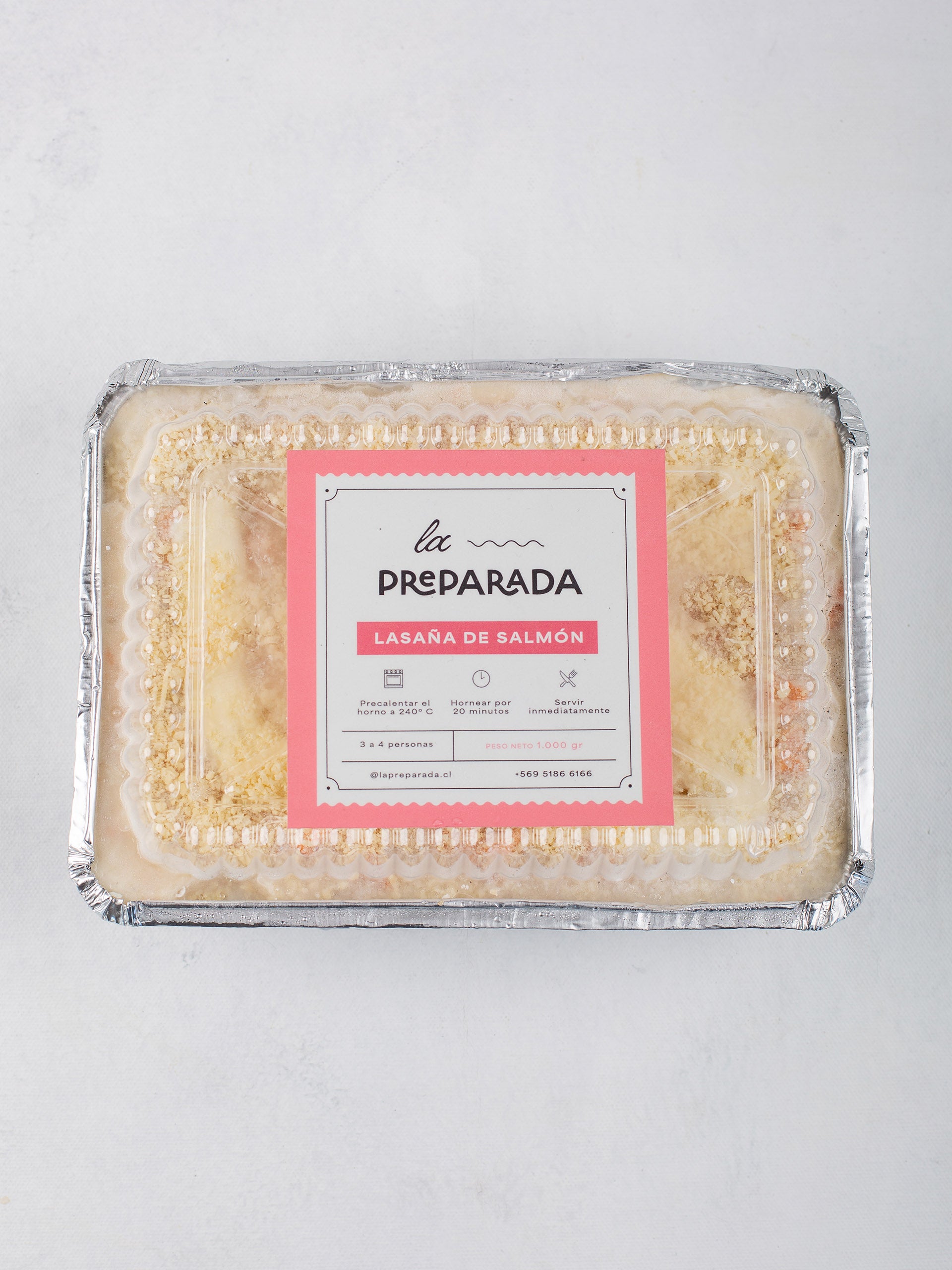 Lasaña de Salmón