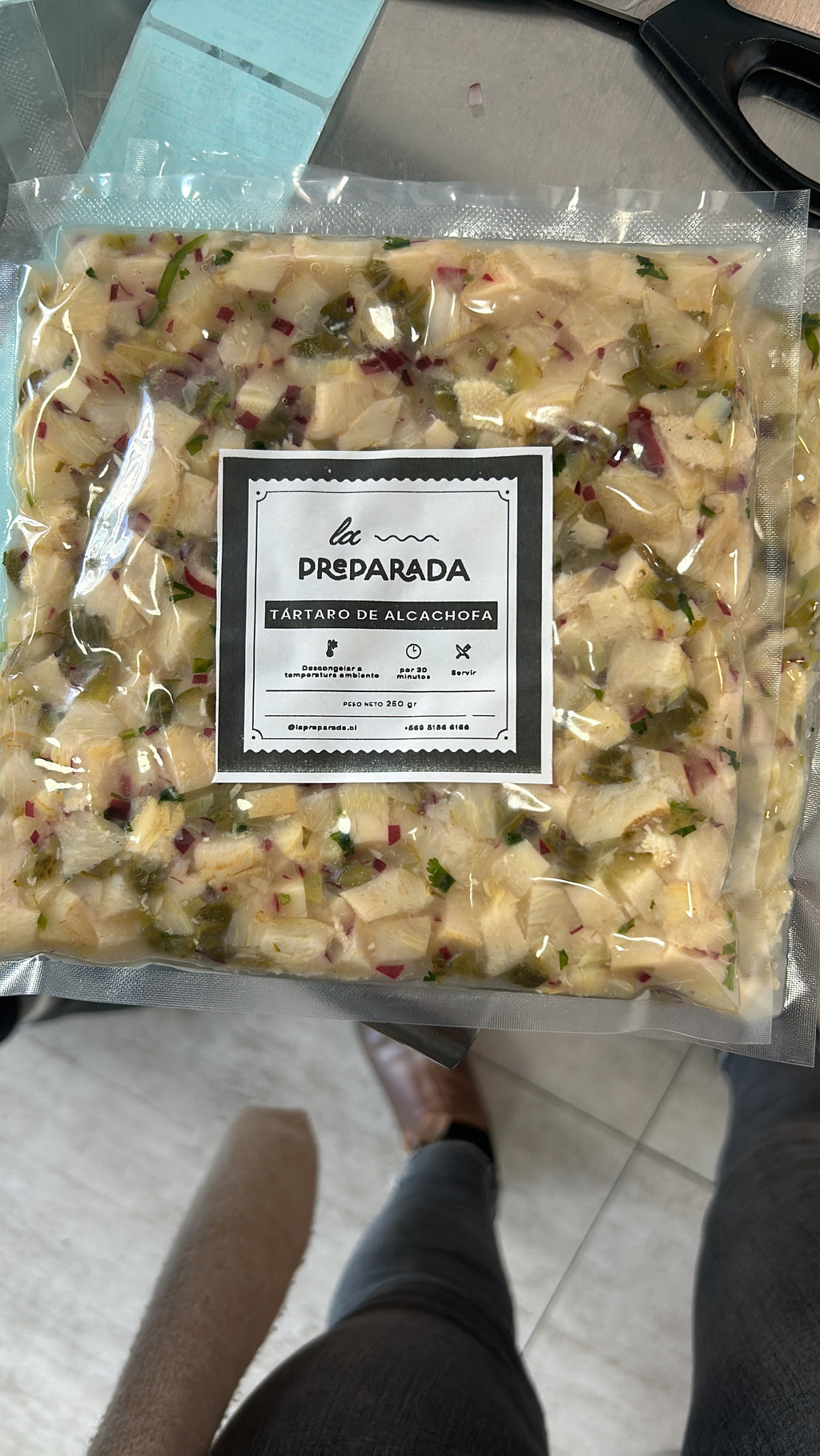 Tártaro de Alcachofa