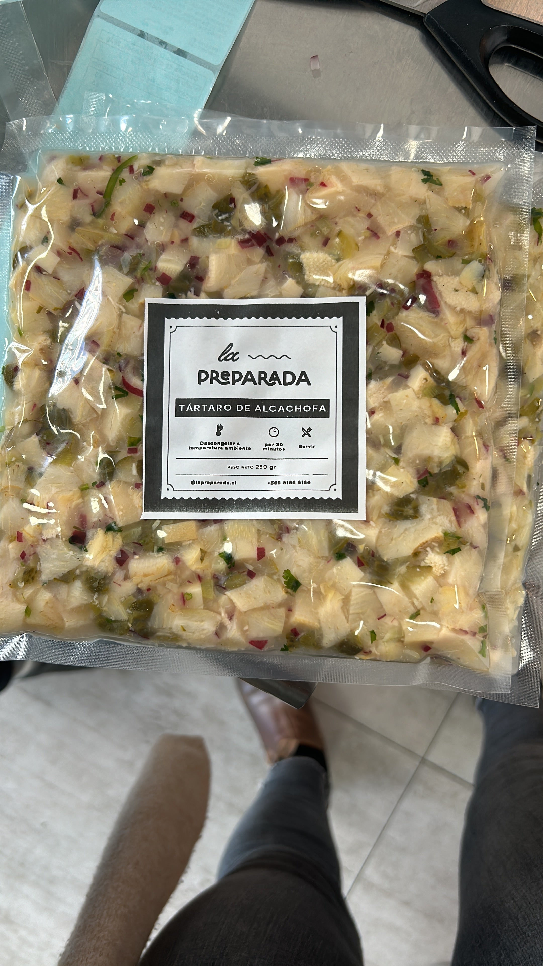 Tártaro de Alcachofa