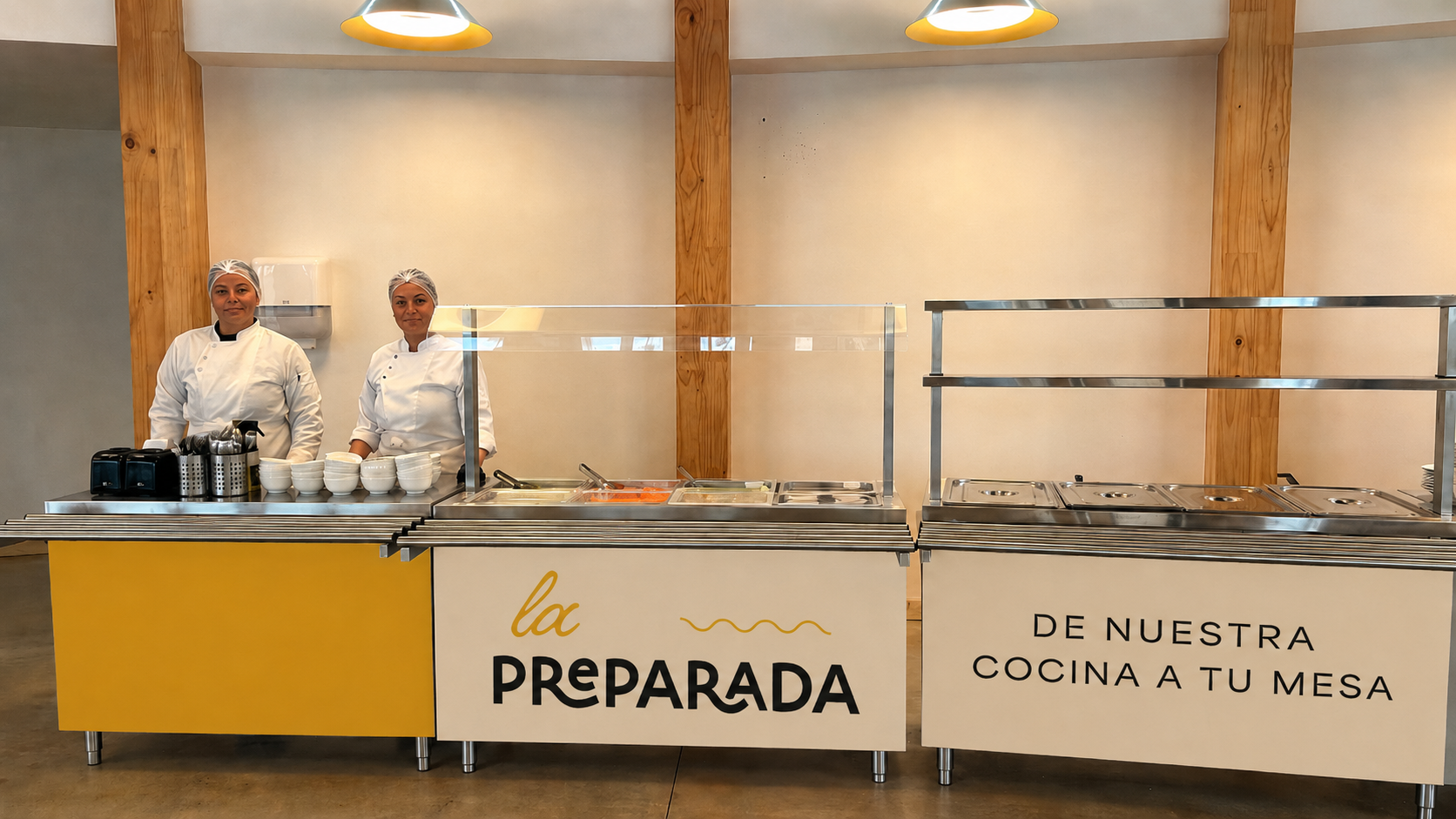 La Preparada en estación de servicio
